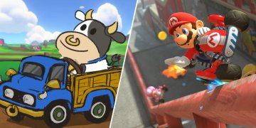 Mario Kart World Debuted on the Original Switch, and Yes, Its Driving Cow Remains True to Her Animal Nature